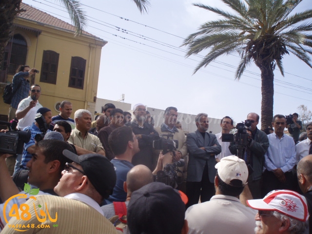  من أرشيف يافا 48 - فيديو وصور لتظاهرة أهالي يافا احياءً لذكرى يوم الأرض عام 2008 